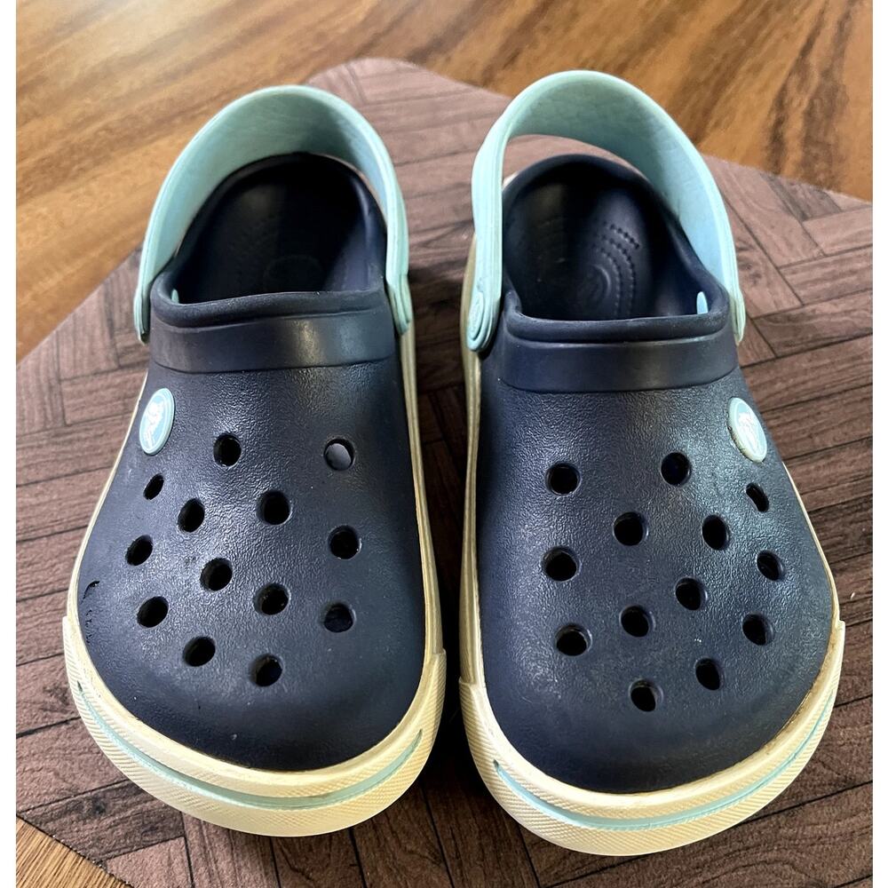 Boys Blue Crocs Outdoorwear Size 12 13 Waterproof Toddler Comfort Lightweight